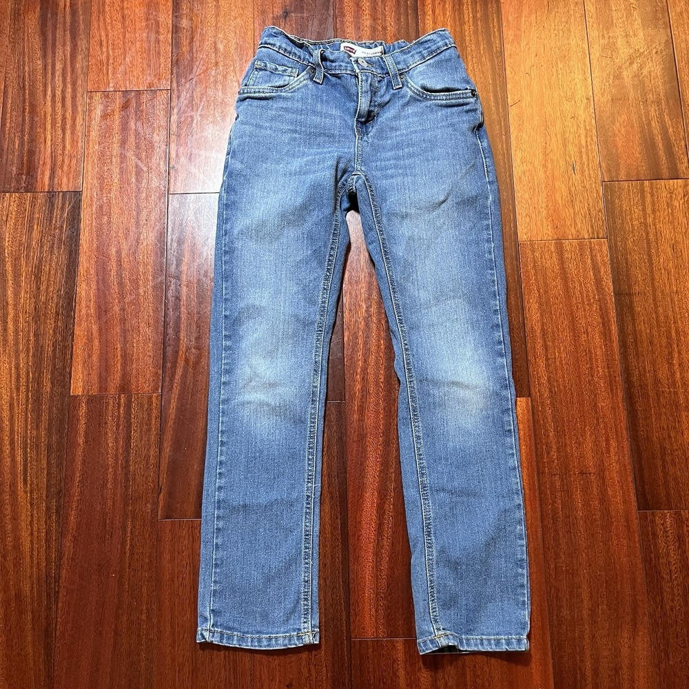 Levis Jeans Mens 10 Reg 24x25 Blue Medium Wash Performance 511 Slim Fit Cowboy
